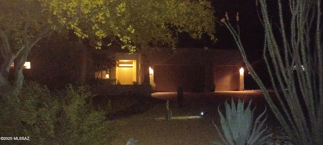 16311 S Creosote View Ln, Vail, AZ 85641 - view of yard at night