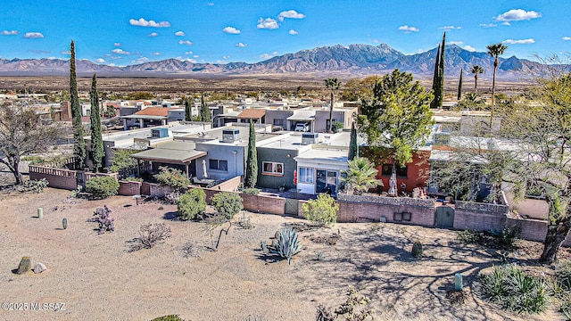 property view of mountains featuring a residential view