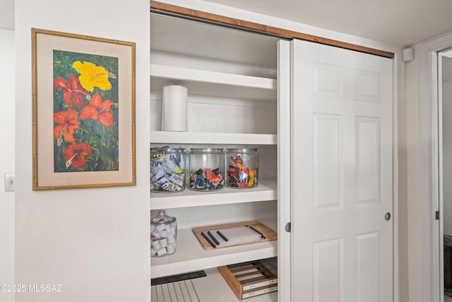 view of pantry