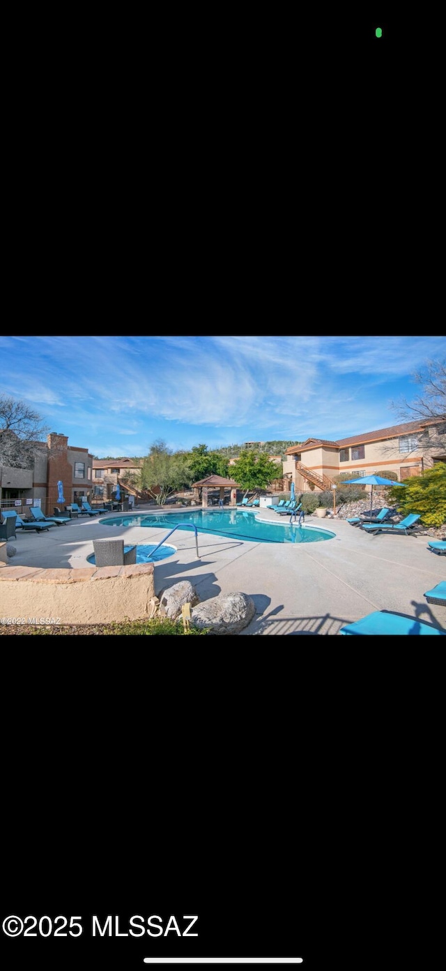 view of community pool