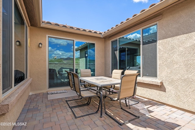 view of patio / terrace with outdoor dining space