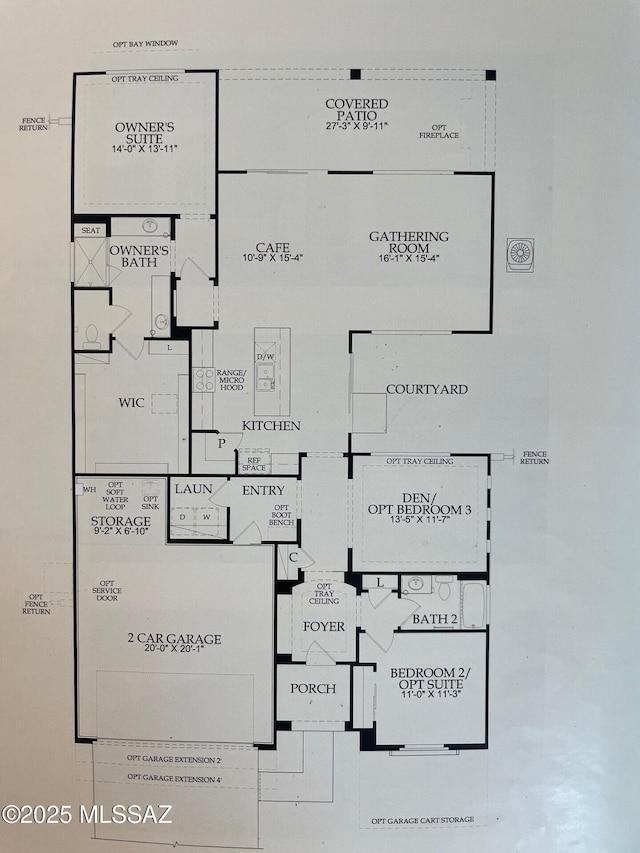 7006 W Cape Final Trl, Marana, AZ 85658 - property floor plan