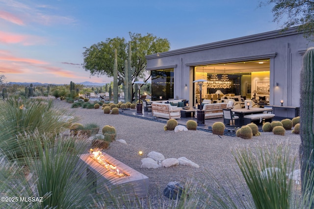 3978 N Canyon Ranch Dr, Tucson, AZ 85750 - view of patio with an outdoor hangout area