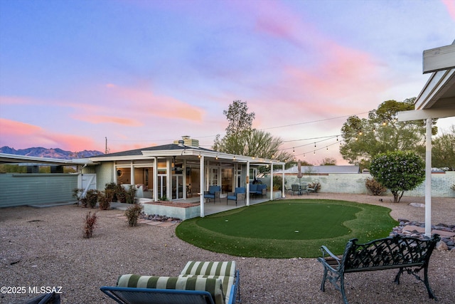 exterior space featuring a patio area