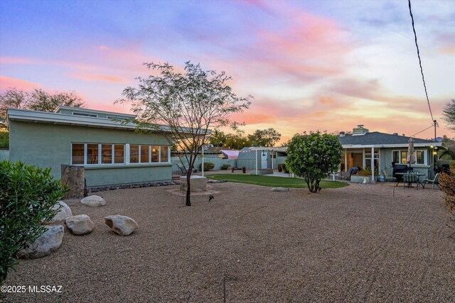 exterior space featuring a patio area