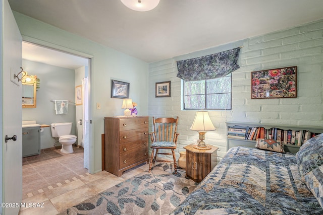 living area with light tile patterned flooring