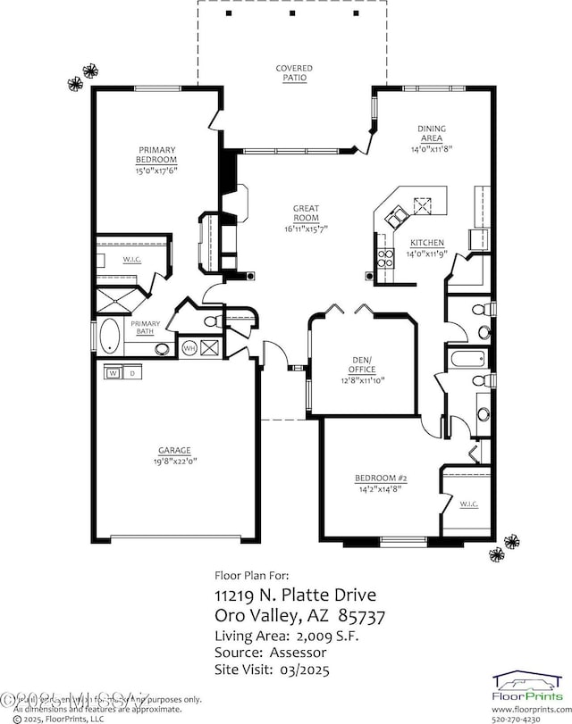 11219 N Platte Dr, Oro Valley, AZ 85737 - plan