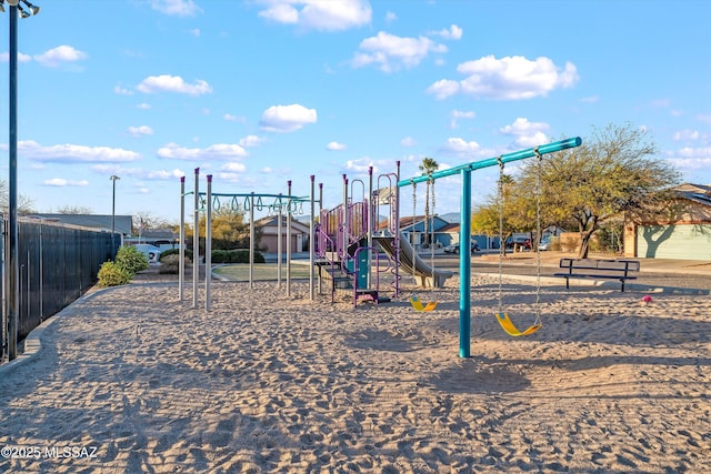 view of community playground