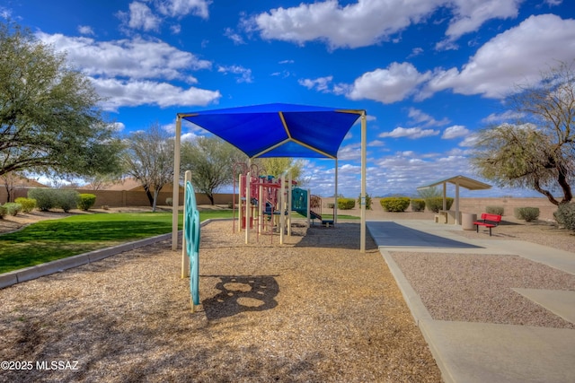 view of community playground