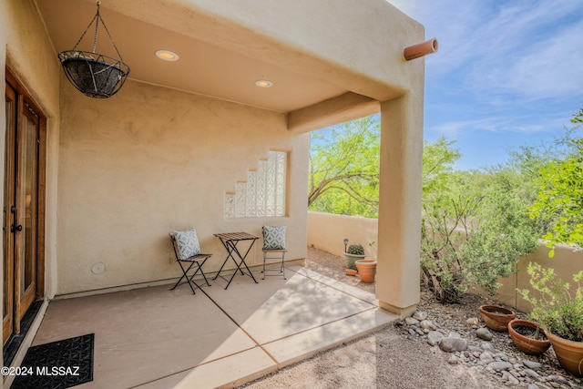 view of patio