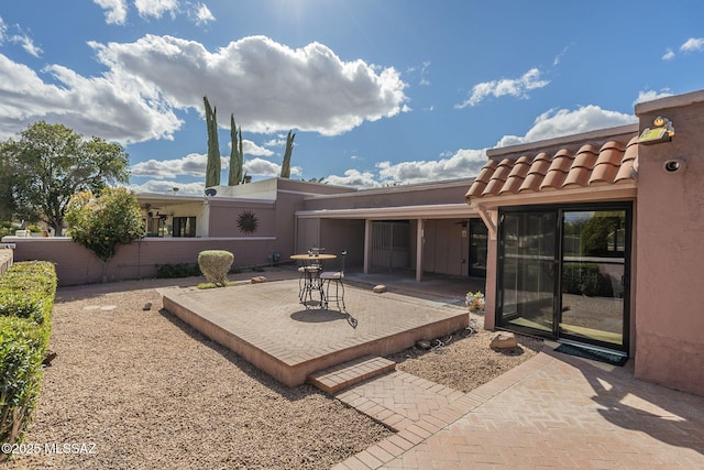 view of patio