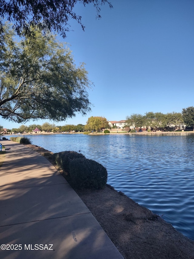 property view of water