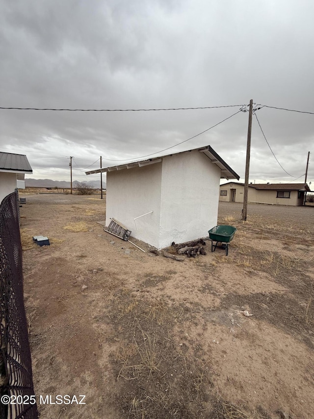 view of outdoor structure