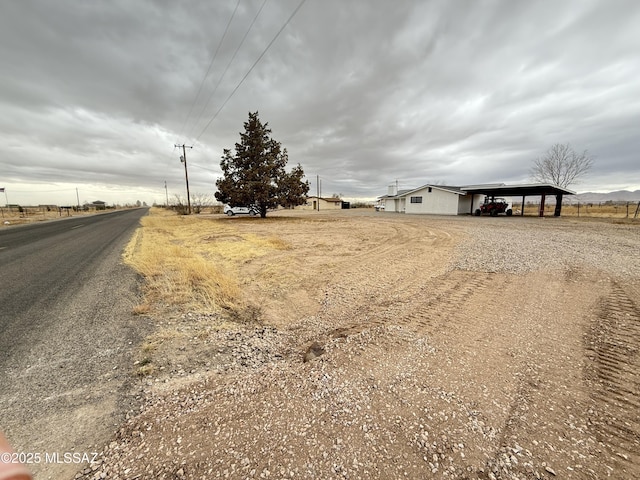 view of road