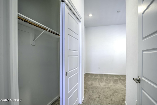 view of closet