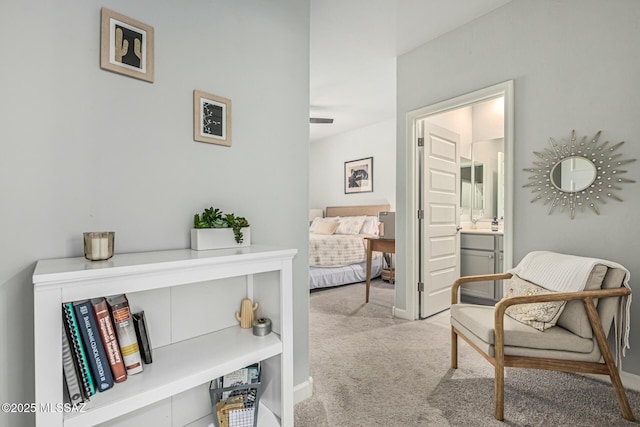8707 N Ash Grove Ct, Tucson, AZ 85742 - sitting room featuring light colored carpet