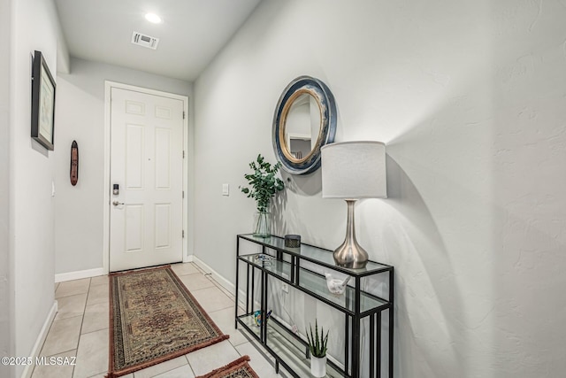8707 N Ash Grove Ct, Tucson, AZ 85742 - entrance foyer featuring light tile patterned floors and recessed lighting