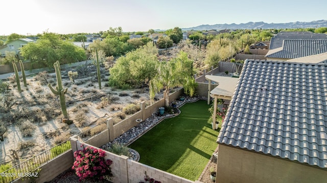 8707 N Ash Grove Ct, Tucson, AZ 85742 - bird's eye view of a mountainous background