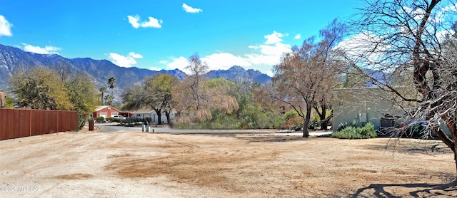 view of mountain feature