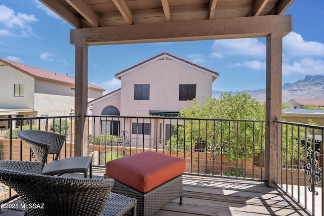 715 W Annandale Way, Tucson, AZ 85737 - balcony featuring a mountain view