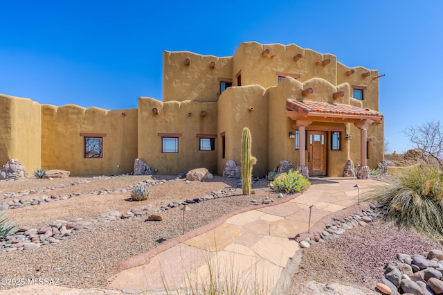 8060 E Diamondback Rd, Saint David, AZ 85630 - view of front of property with a tiled roof