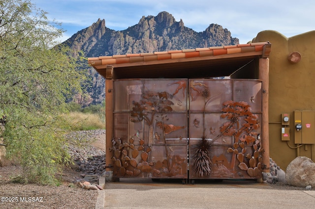 8060 E Diamondback Rd, Saint David, AZ 85630 - exterior space featuring a mountain view