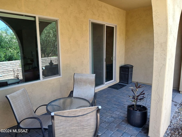 view of patio / terrace featuring outdoor dining space