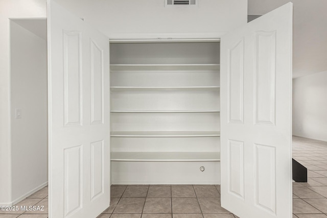 closet featuring visible vents