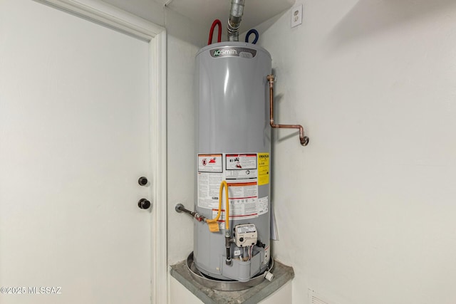 utilities with gas water heater