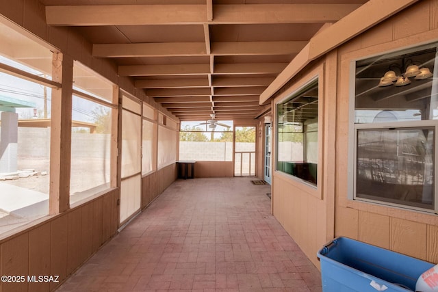 exterior space featuring fence