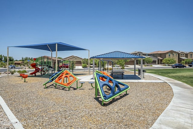 view of communal playground