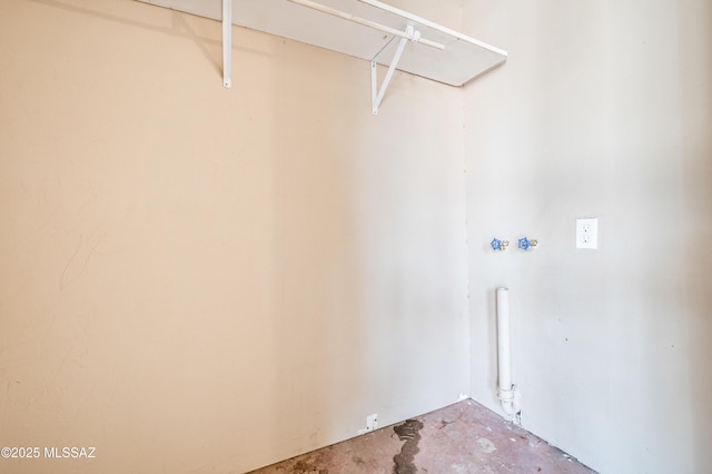 washroom featuring laundry area and hookup for a washing machine