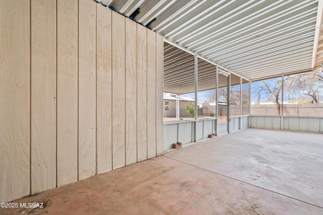 view of patio / terrace with fence