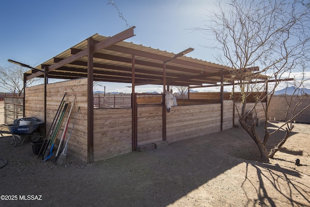 view of outdoor structure featuring an outbuilding and an exterior structure