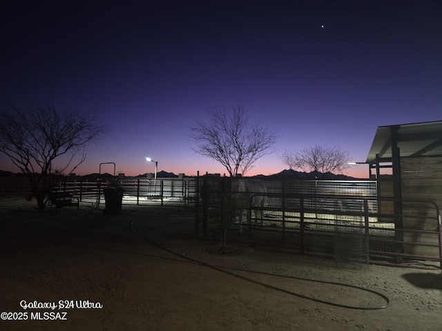 view of horse barn