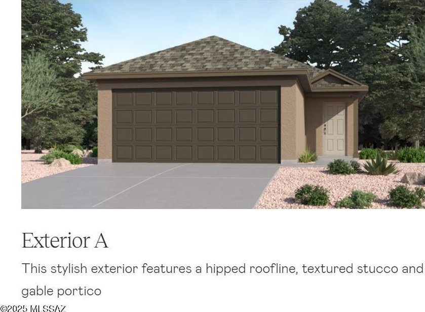 22083 E Arcus Pl, Red Rock, AZ 85145 - garage with driveway