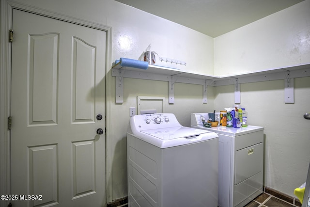 laundry area featuring laundry area and washing machine and dryer