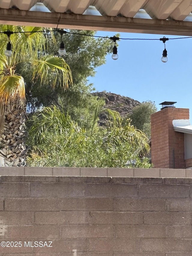 exterior details featuring fence