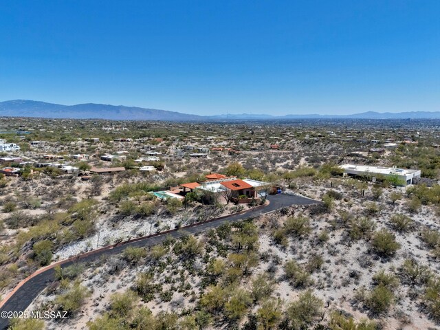 5460 N Paseo Pescado, Tucson, AZ 85718 - aerial view of sparsely populated area with a mountainous background