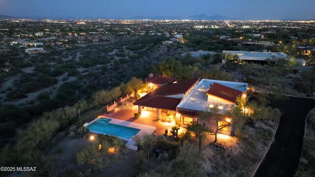 5460 N Paseo Pescado, Tucson, AZ 85718 - view from above of property