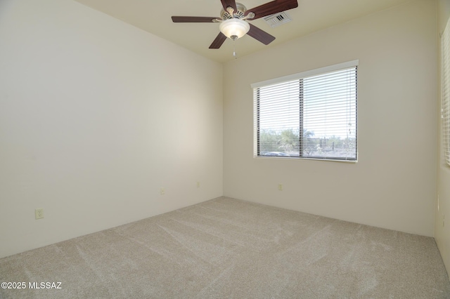 11626 N Moon Ranch Pl, Marana, AZ 85658 - carpeted empty room with visible vents and a ceiling fan