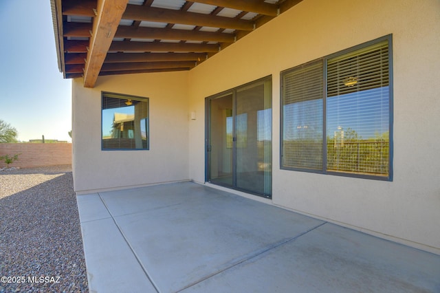 11626 N Moon Ranch Pl, Marana, AZ 85658 - view of patio featuring fence