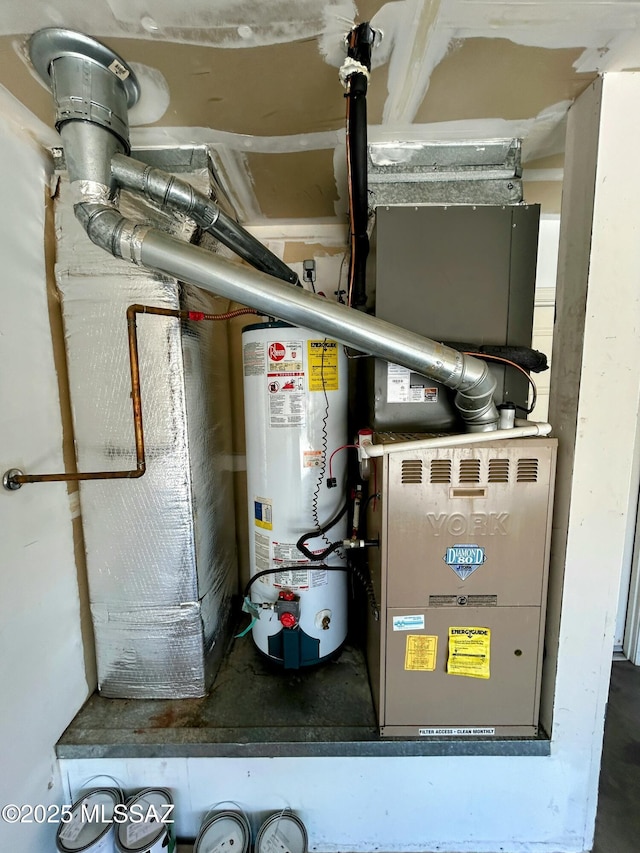 utilities with gas water heater