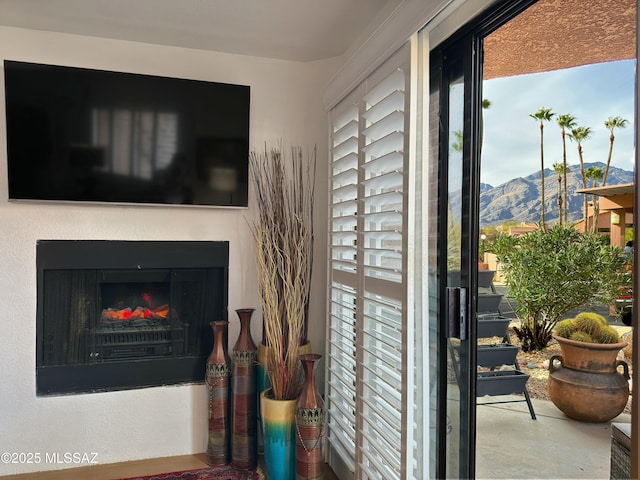 5051 N Sabino Canyon Rd Unit 1152, Tucson, AZ 85750 - living room with a fireplace