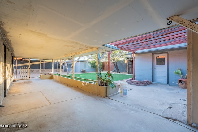 view of patio