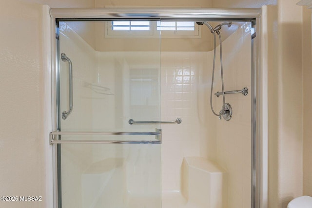full bath with a stall shower