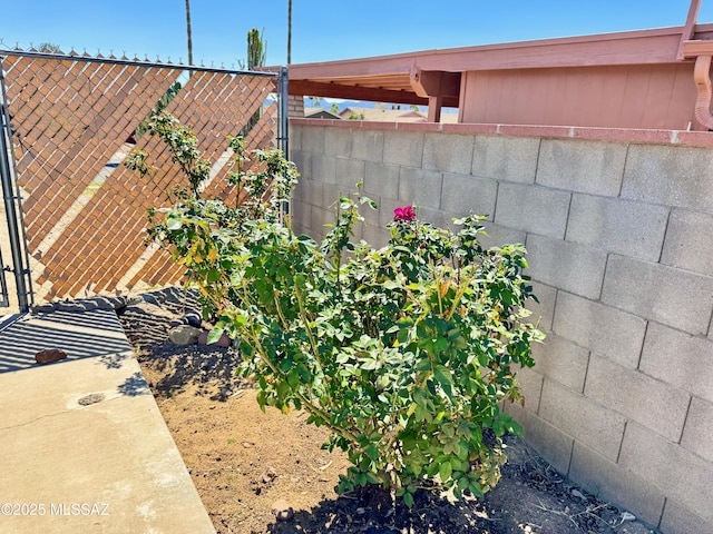 details with fence