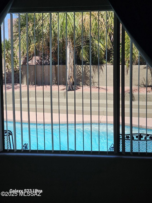 view of pool