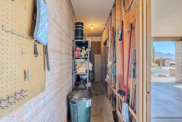 view of storage