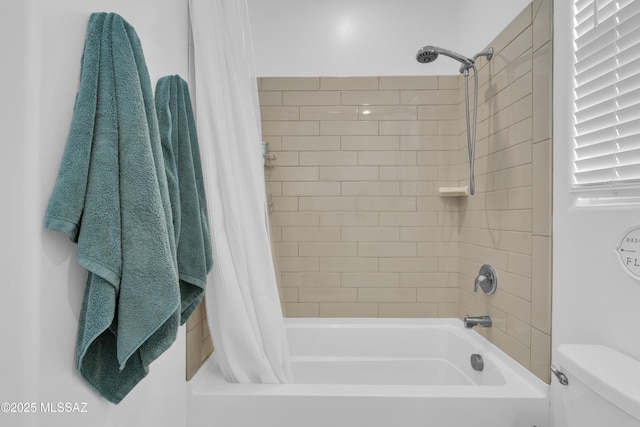 8111 S Soltero Mine Dr, Tucson, AZ 85747 - bathroom with shower / tub combo and toilet